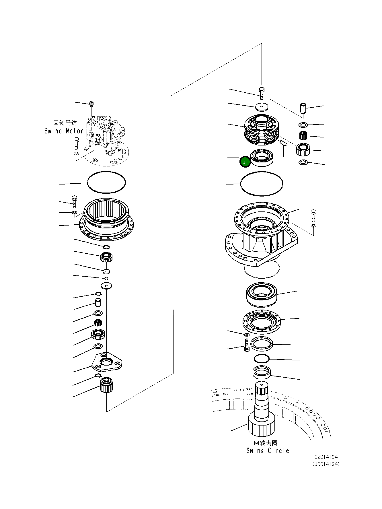 Подшипник 206-26-73170 Komatsu