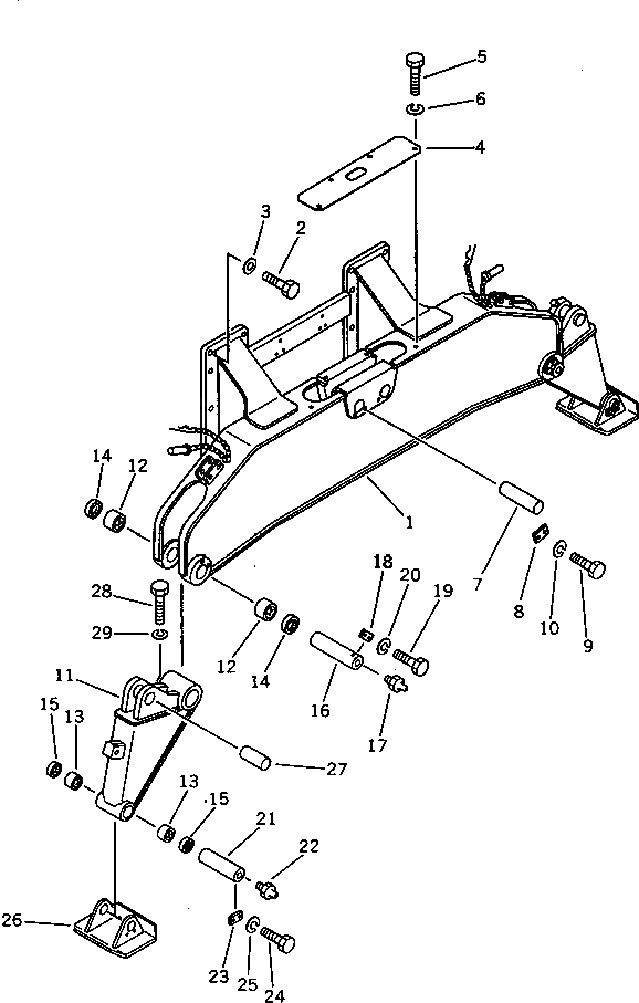 Крышка 20B-47-33180 Komatsu