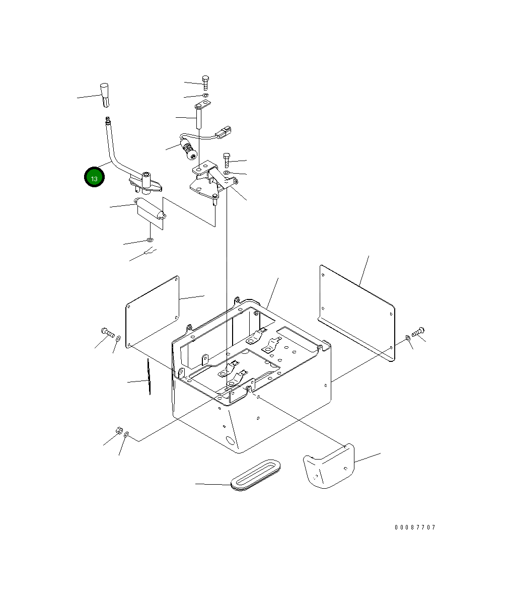 Рычаг 426-43-38382 Komatsu