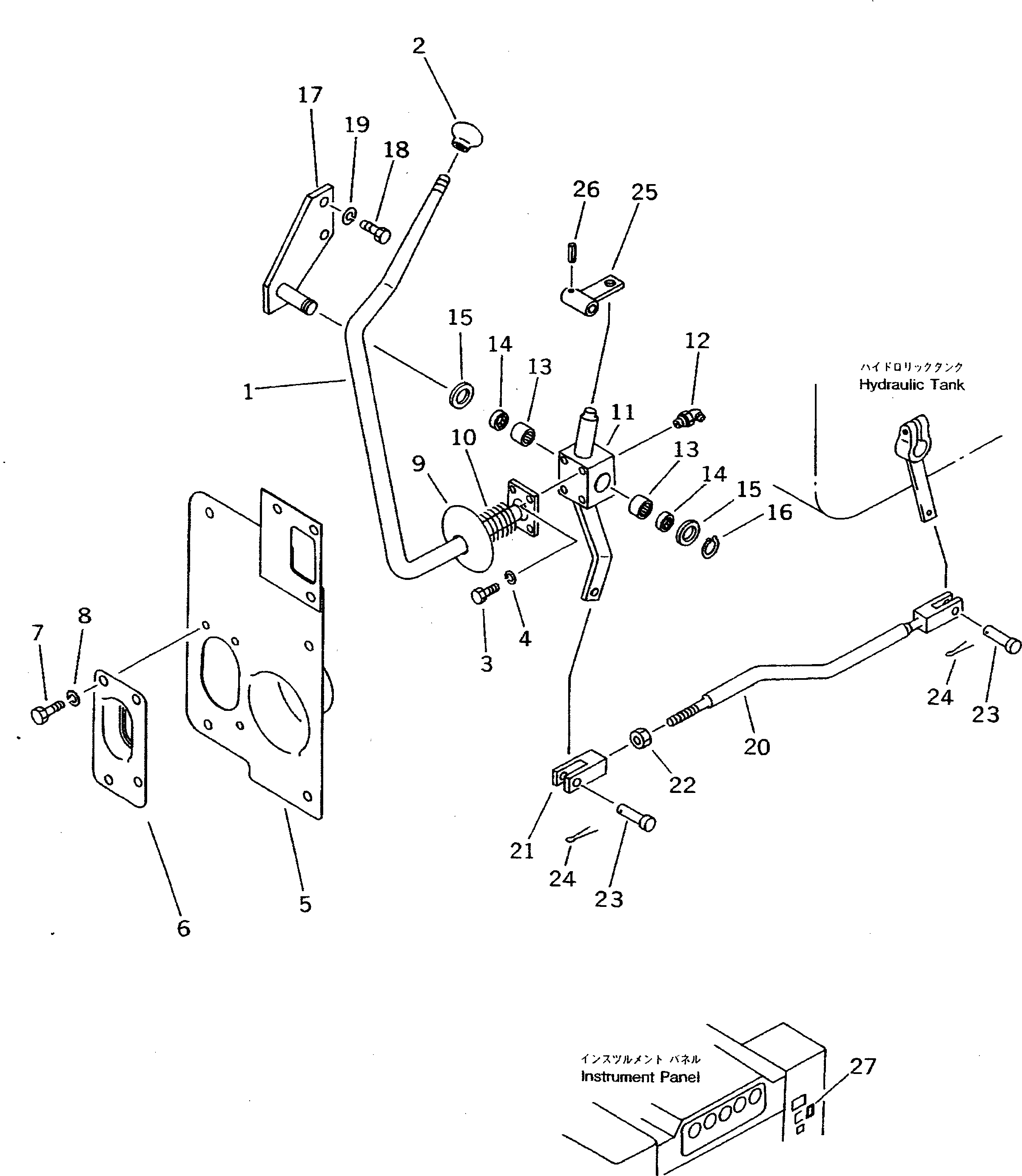 Крышка 135-Z23-1610 Komatsu