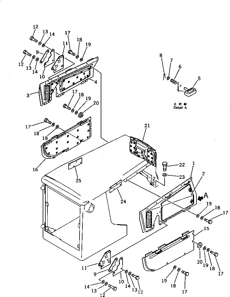Крышка 144-A62-6350 Komatsu