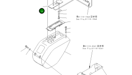 Крышка 22U-54-13820 Komatsu