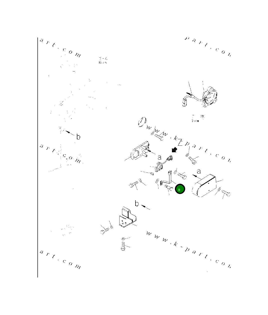 Рычаг 421-70-51140 Komatsu