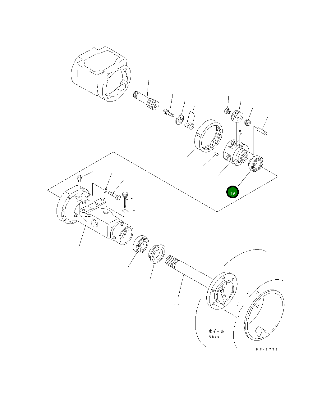 Подшипник 415-22-11850 Komatsu