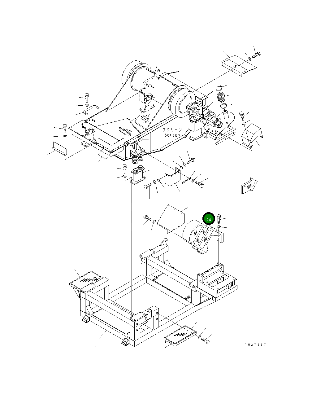 Крышка 8288-76-1210  Komatsu
