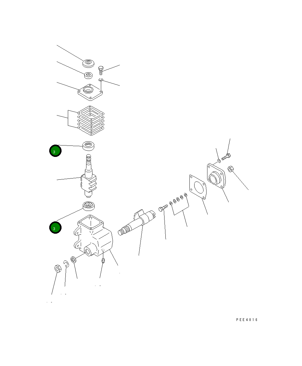 Подшипник 421-40-12640 Komatsu