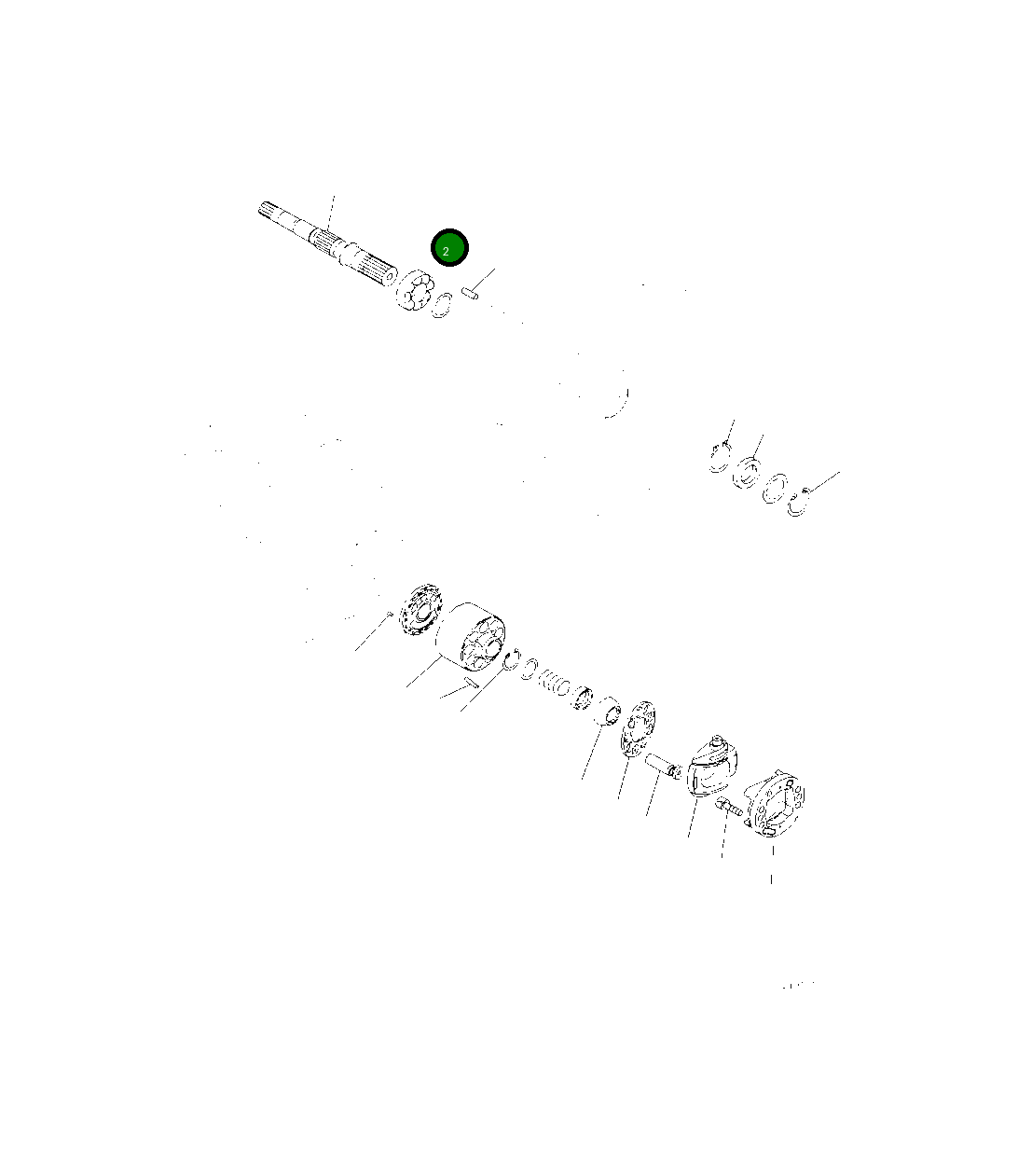 Подшипник 708-2J-12310 Komatsu