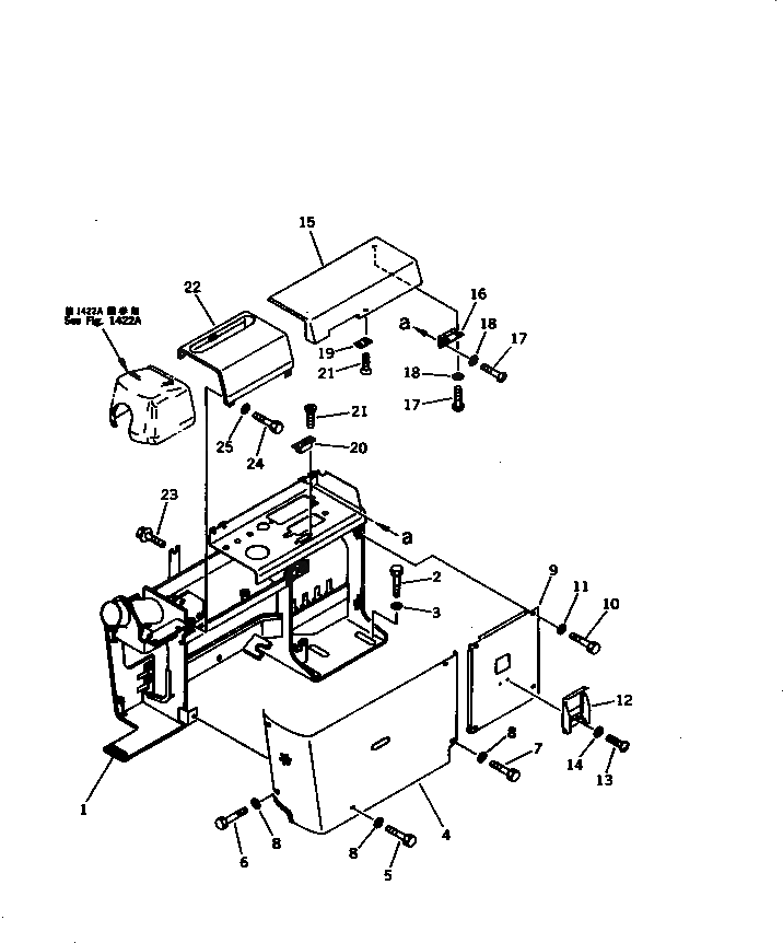 Крышка 20Y-43-17122 Komatsu