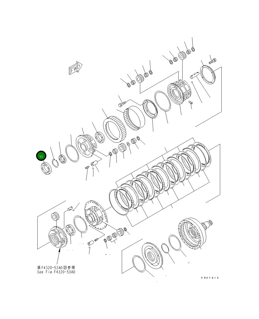 Подшипник 06000-06934 Komatsu