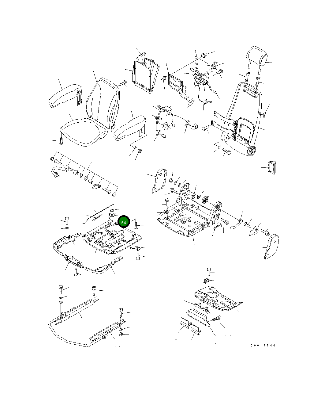 Рычаг 20K-57-31970  Komatsu