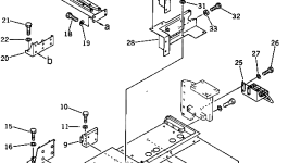 Крышка 198-54-14780 Komatsu