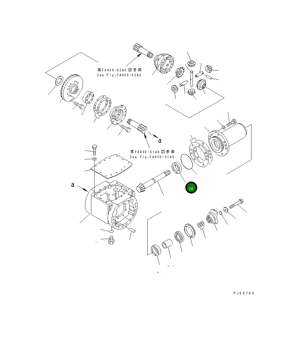 Подшипник 415-22-11811 Komatsu