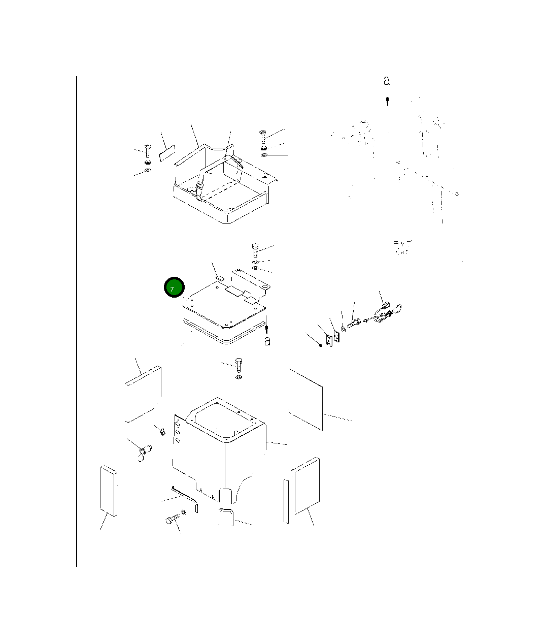 Крышка 423-06-52120  Komatsu