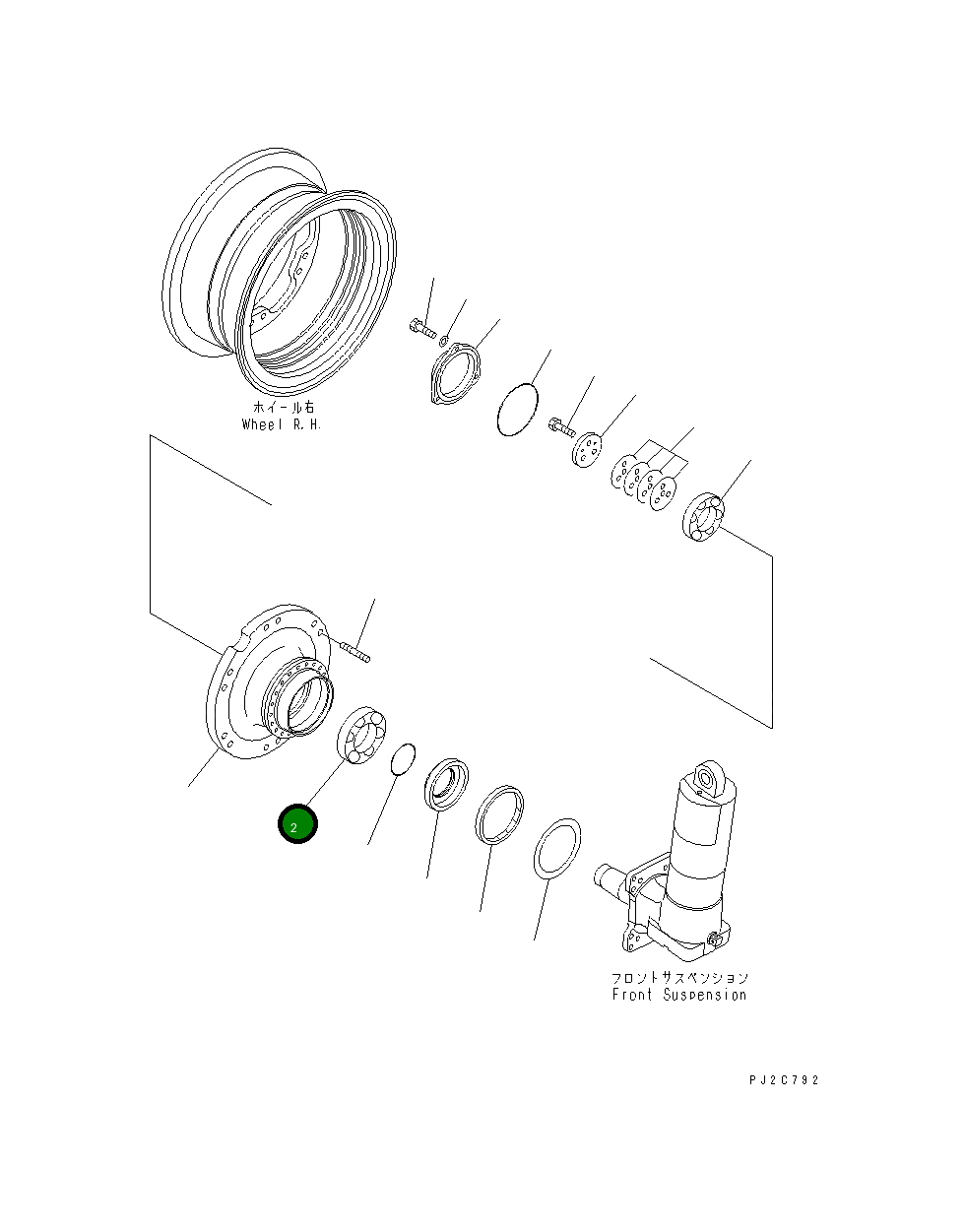 Подшипник 567-27-71940 Komatsu