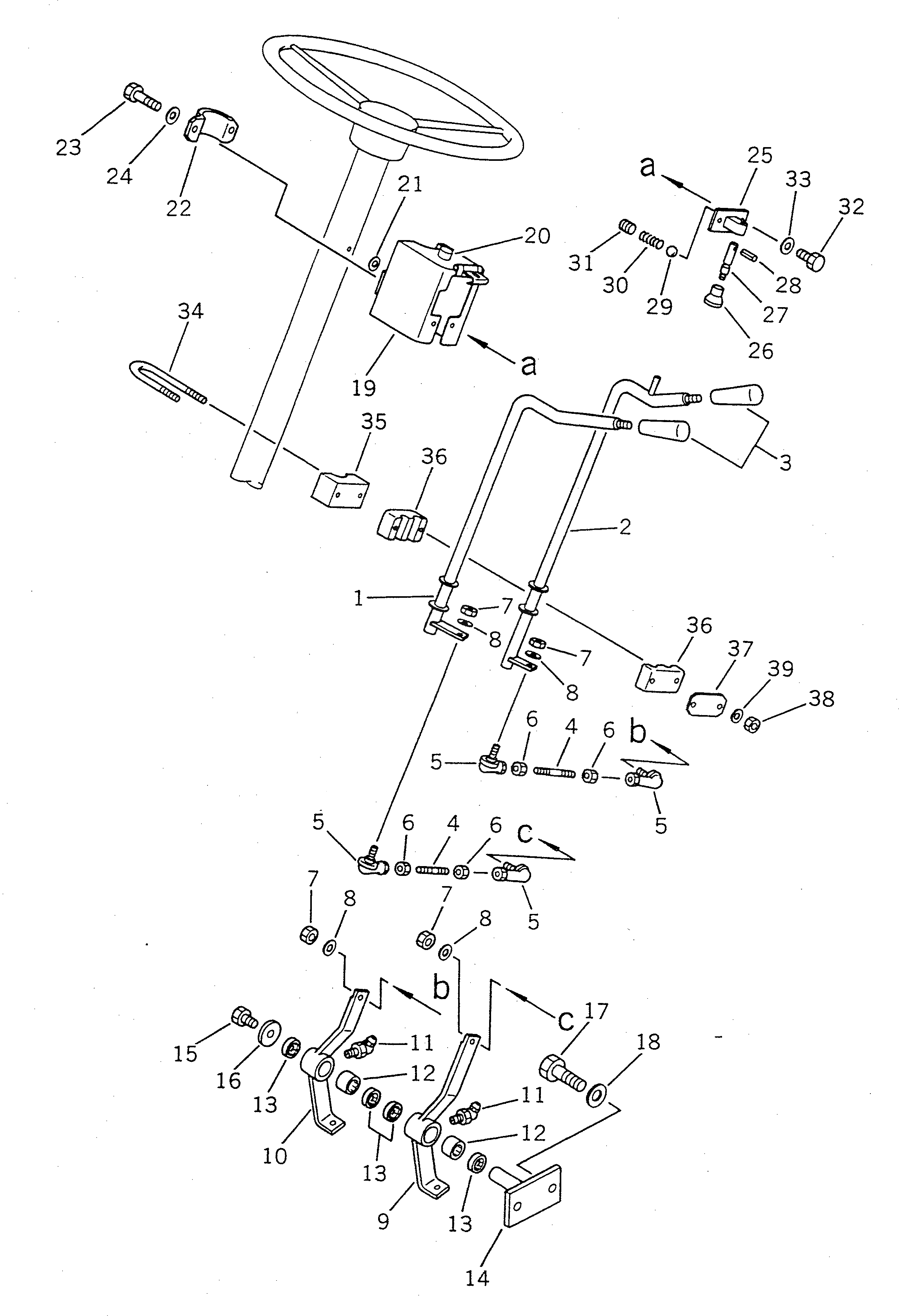 Рычаг 417-43-16176 Komatsu