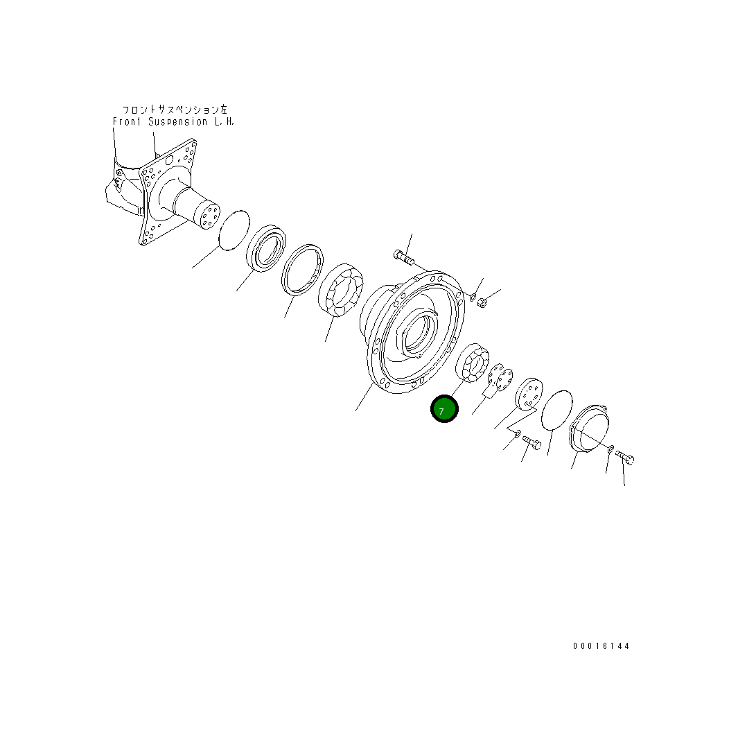 Подшипник 569-27-61912 Komatsu