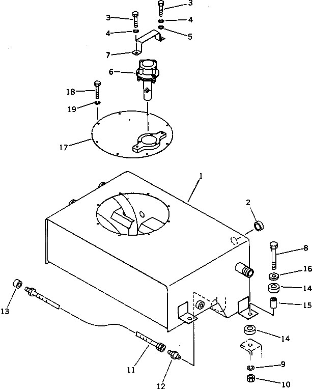 Крышка 258-80-22600 Komatsu