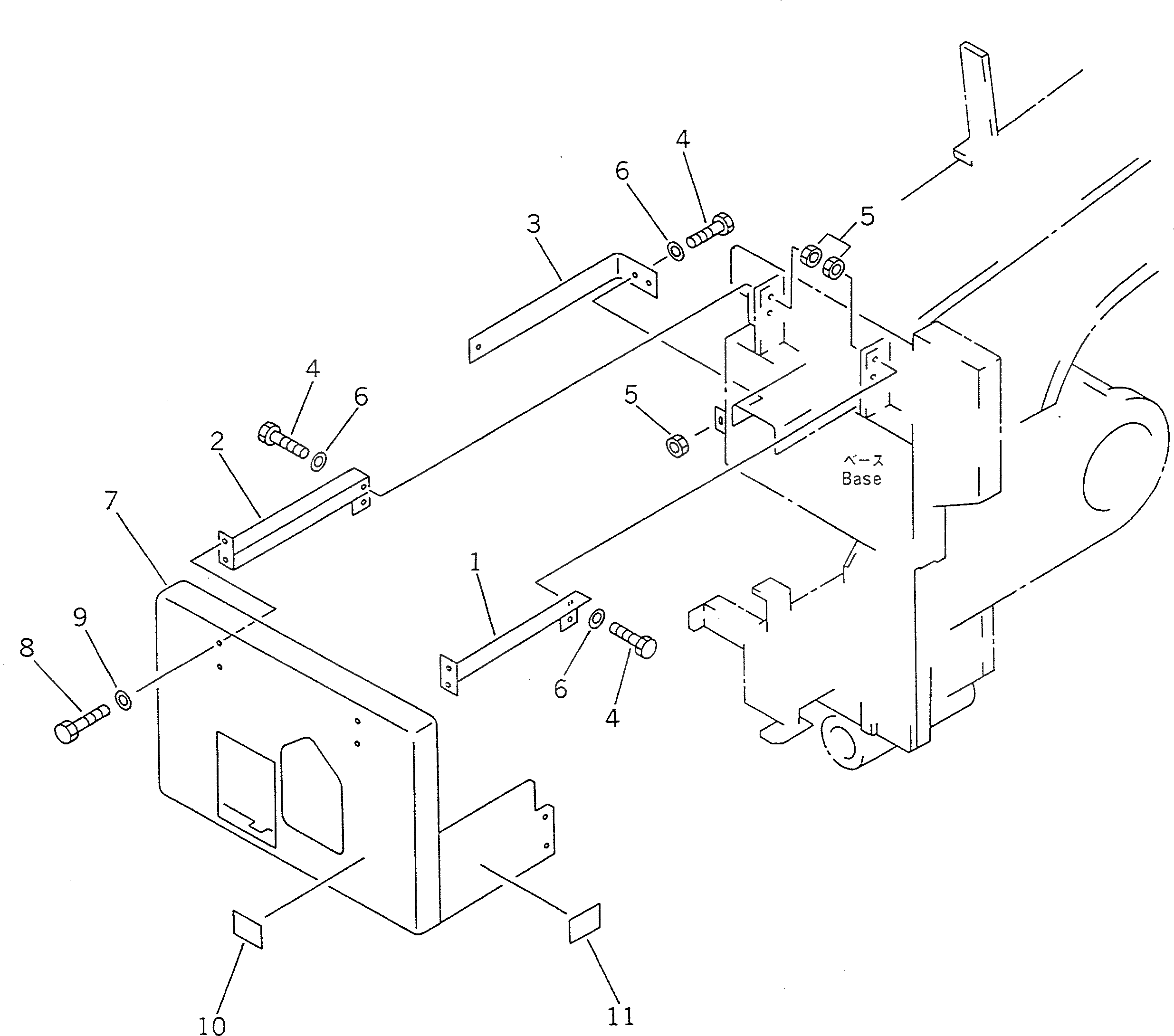 Крышка 262-870-3361 Komatsu