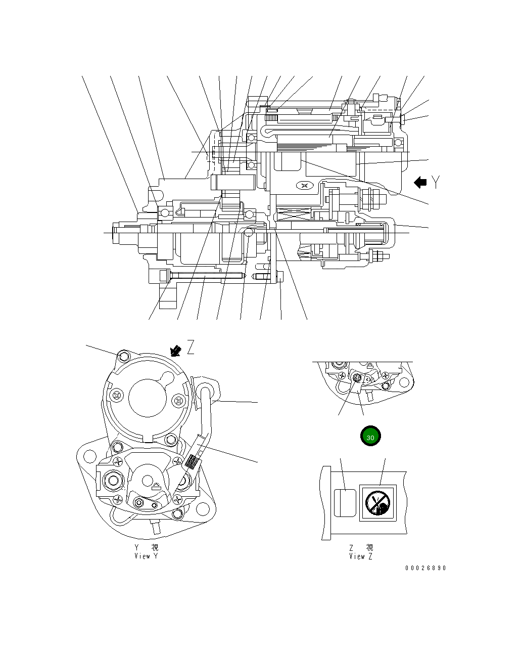 Крышка KD0-47761-2740 Komatsu