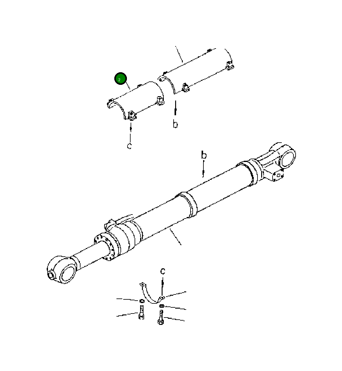 Крышка KV-B121-2380 Komatsu