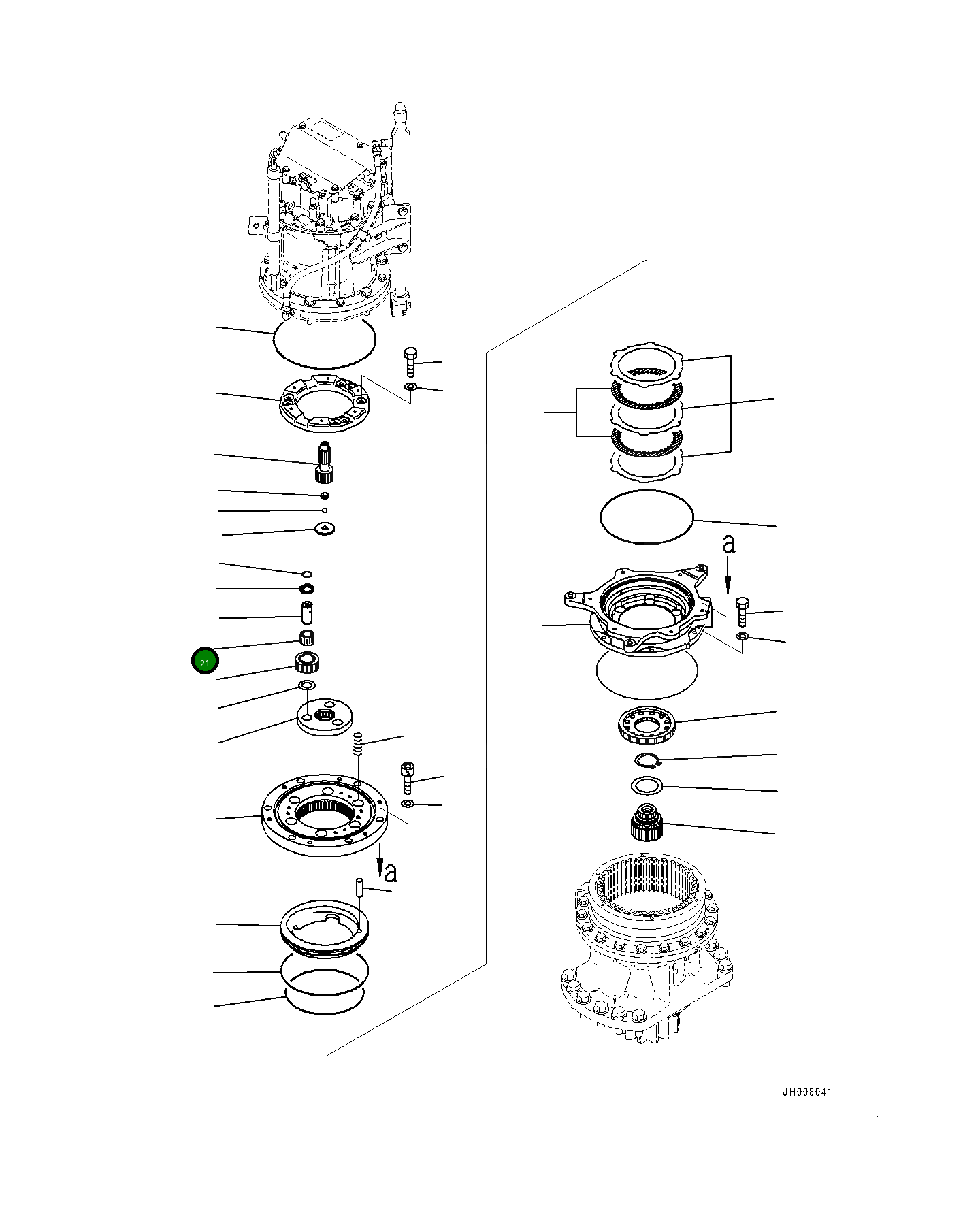 Подшипник 205-26-41180 Komatsu