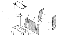 Корпус, в сборе M721095108020 Komatsu