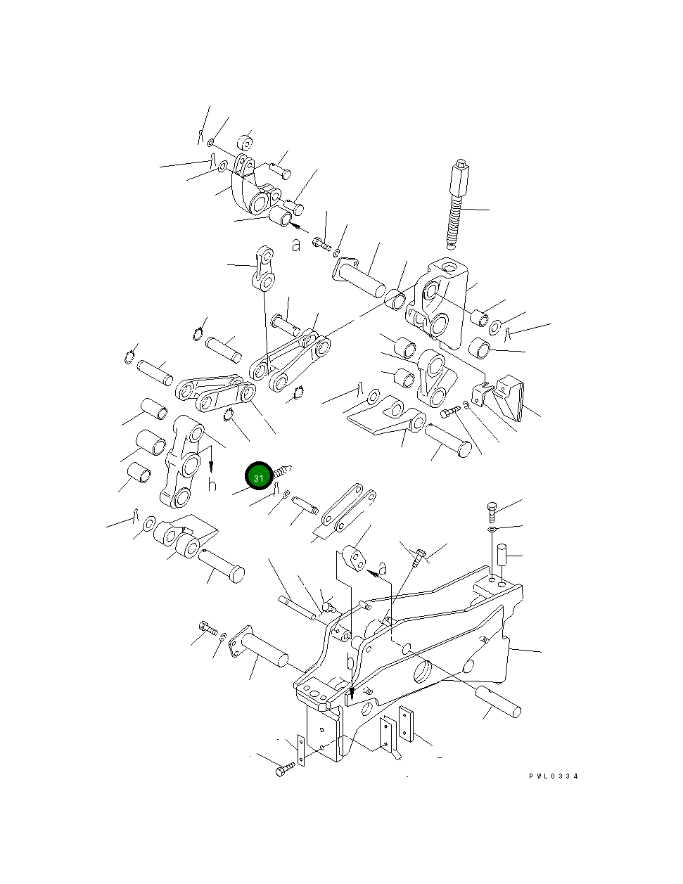 Рычаг 170-33-12511 Komatsu