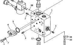 Золотник 711-28-46820 Komatsu