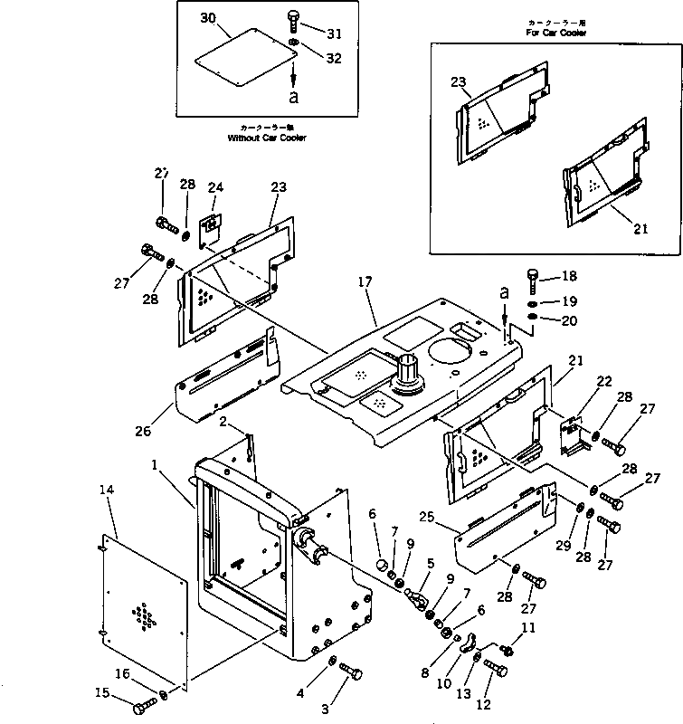 Крышка 120-54-41340 Komatsu