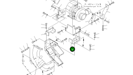Крышка 6166-11-7630 Komatsu