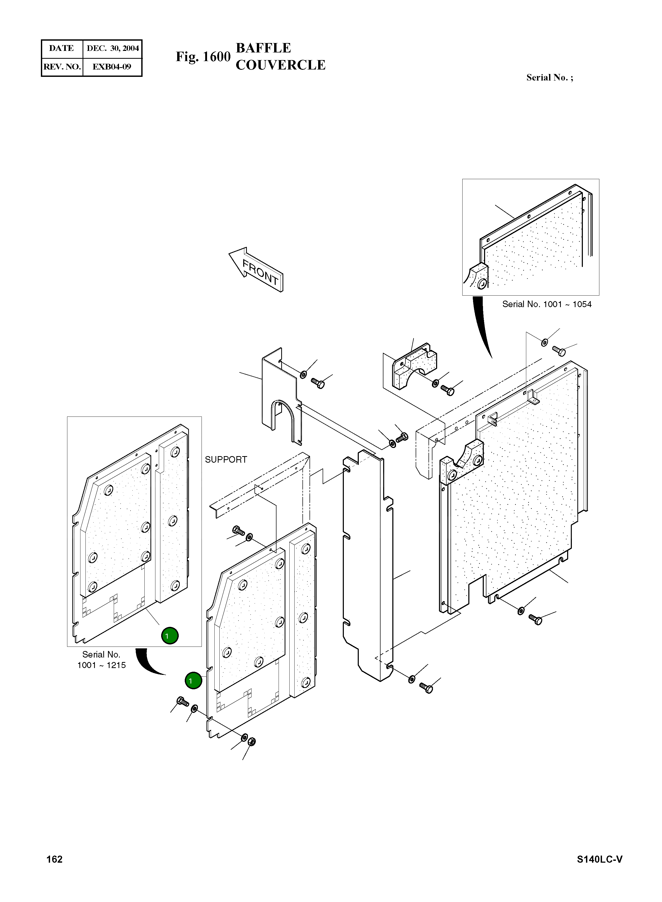 Крышка K1004740 Komatsu