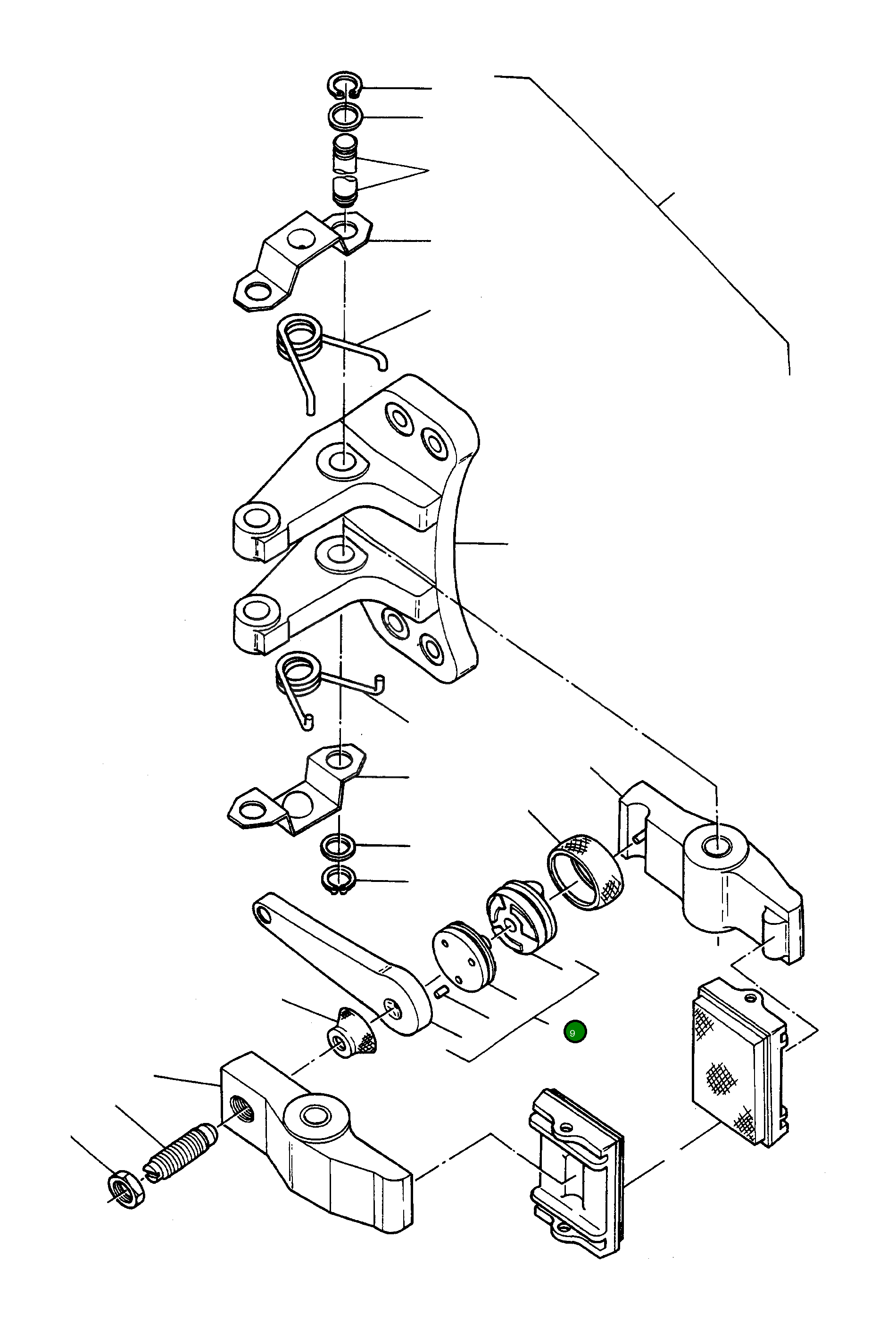 Рычаг 3229038M91 Komatsu