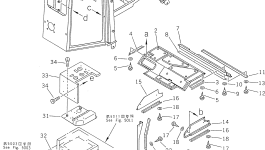 Сиденье 195-Z79-1470 Komatsu