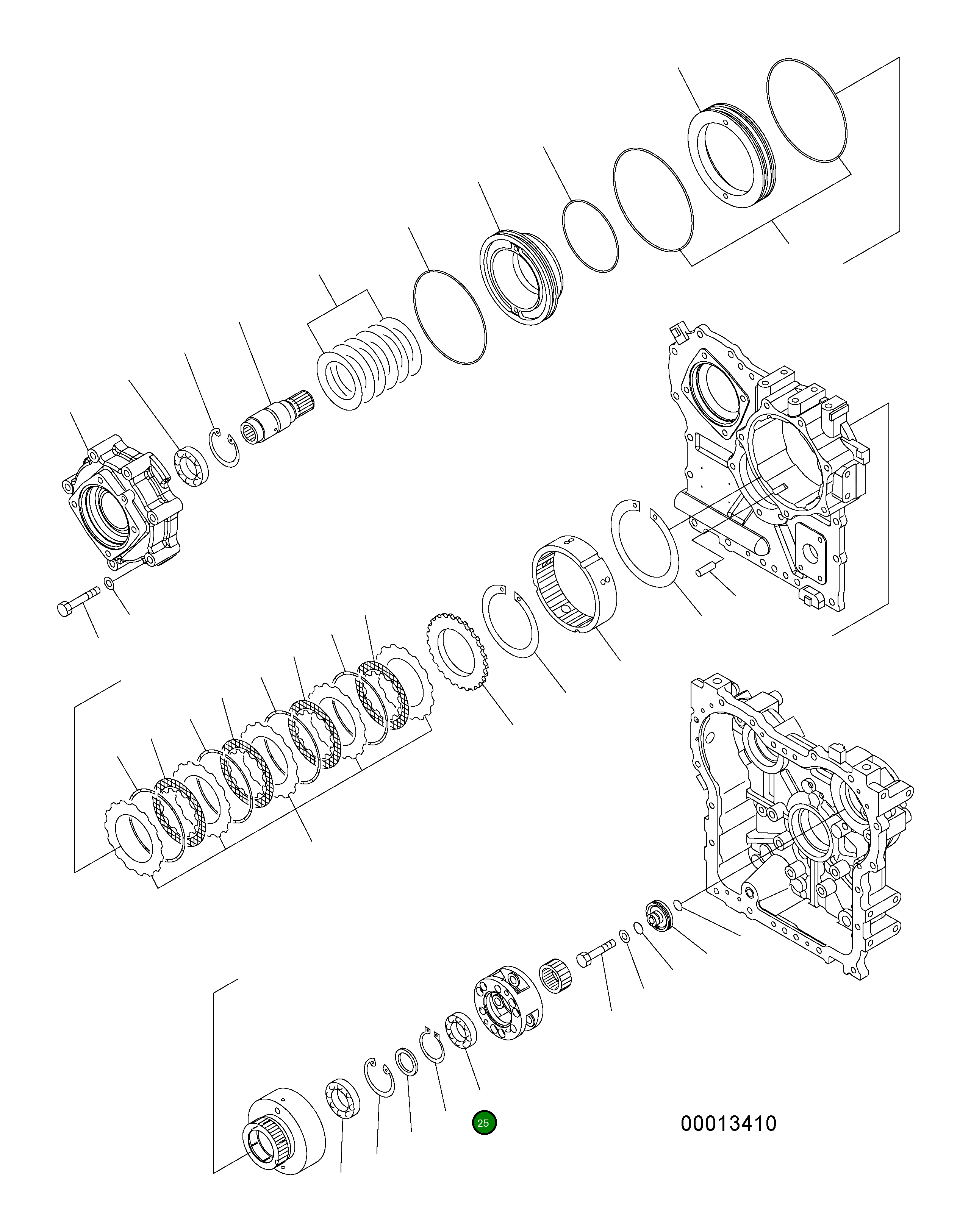 Подшипник 06043-06008 Komatsu