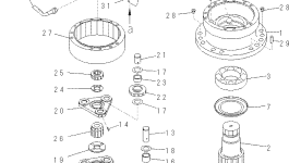 Подшипник 21W-26-41240 Komatsu