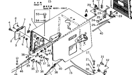Левая штанга 385-11276671 Komatsu