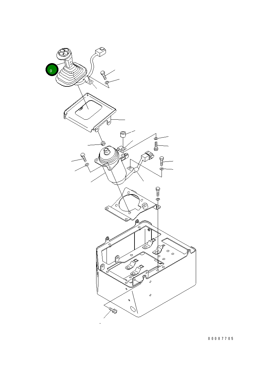 Рычаг 41E-43-38221  Komatsu