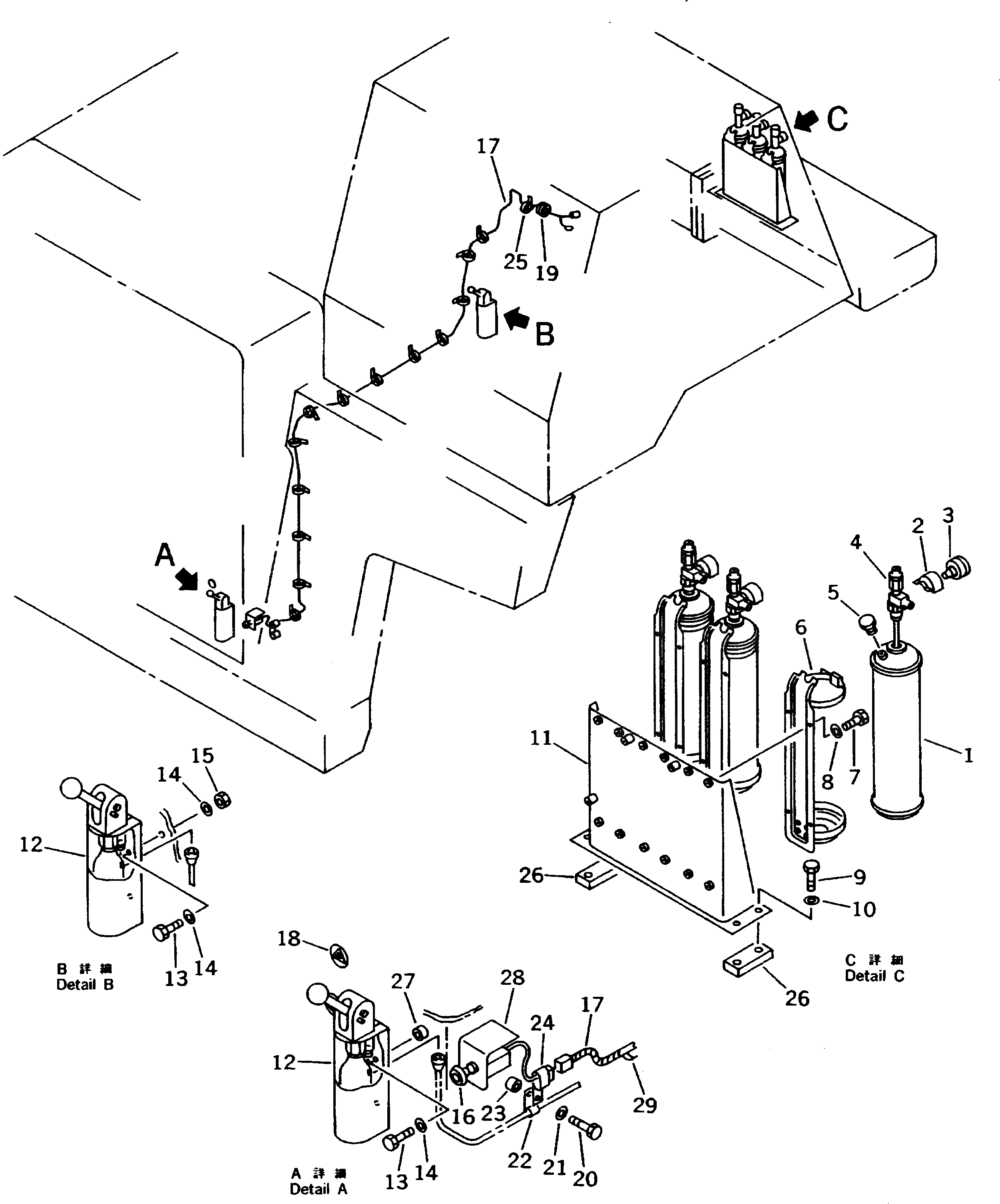Крышка 581-95-15220 Komatsu