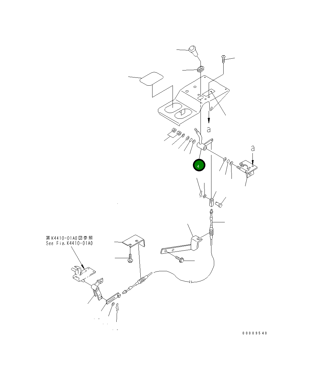 Рычаг 363-Z18-3140 Komatsu