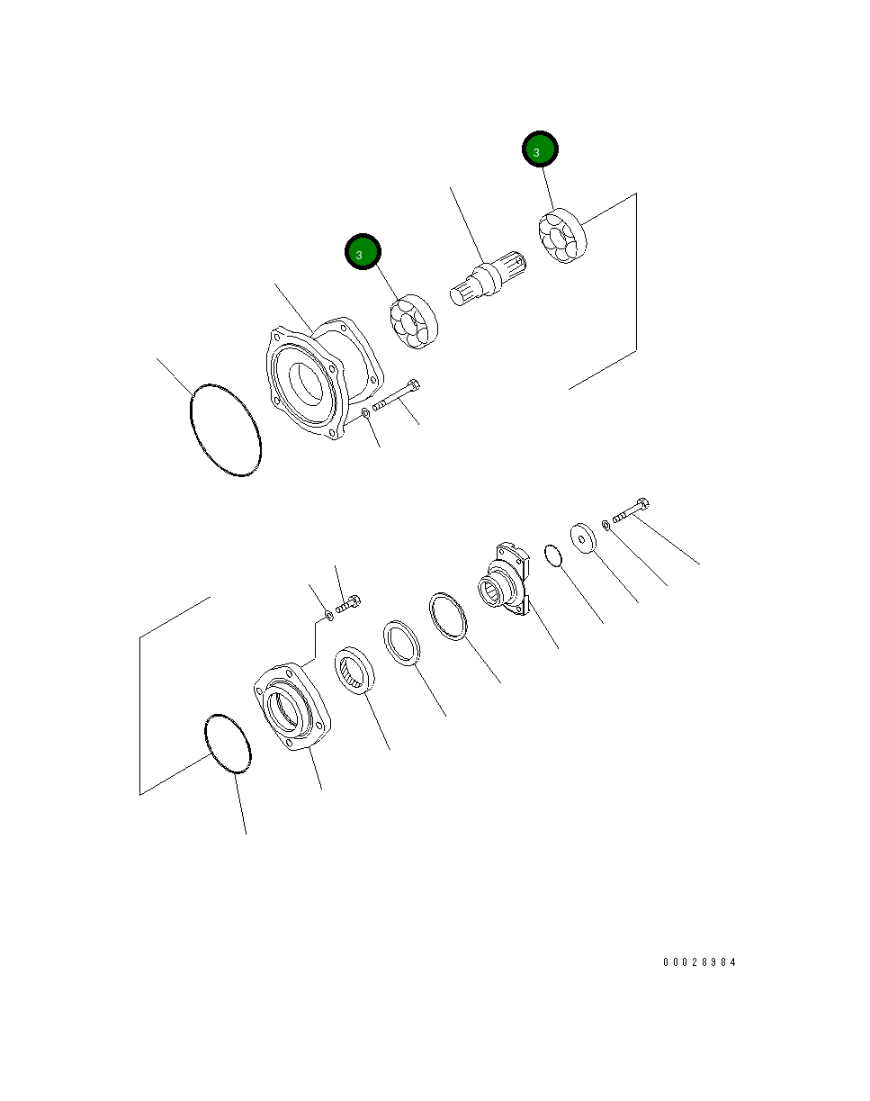 Подшипник 06330-06307 Komatsu