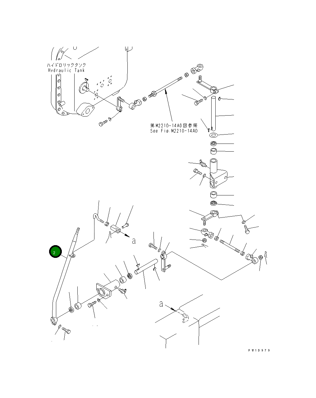 Рычаг 176-61-42161 Komatsu