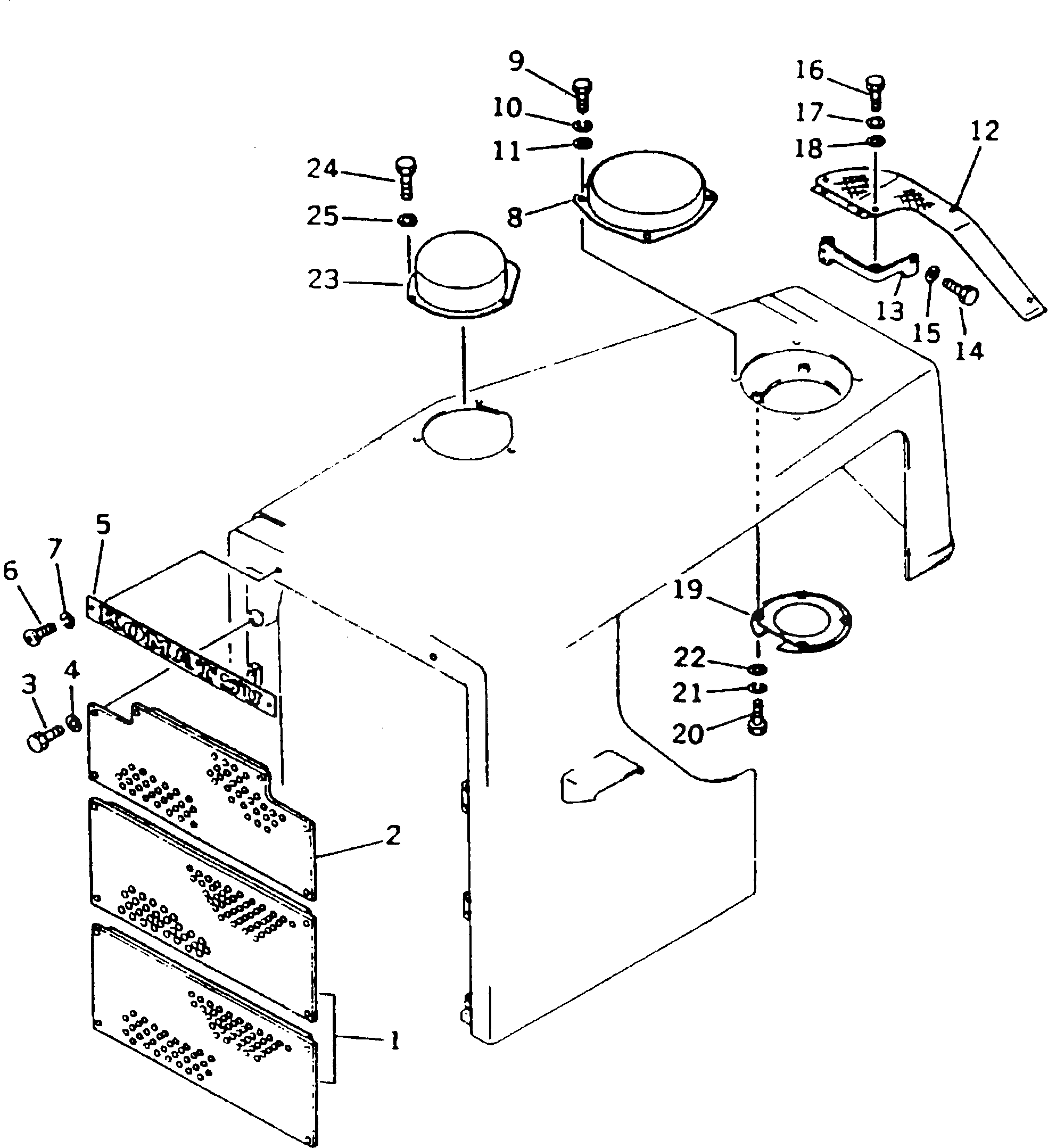 Крышка 176-54-51181 Komatsu