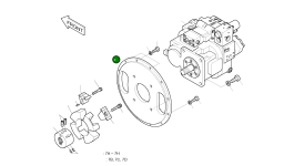 Крышка 2229-1085 Komatsu