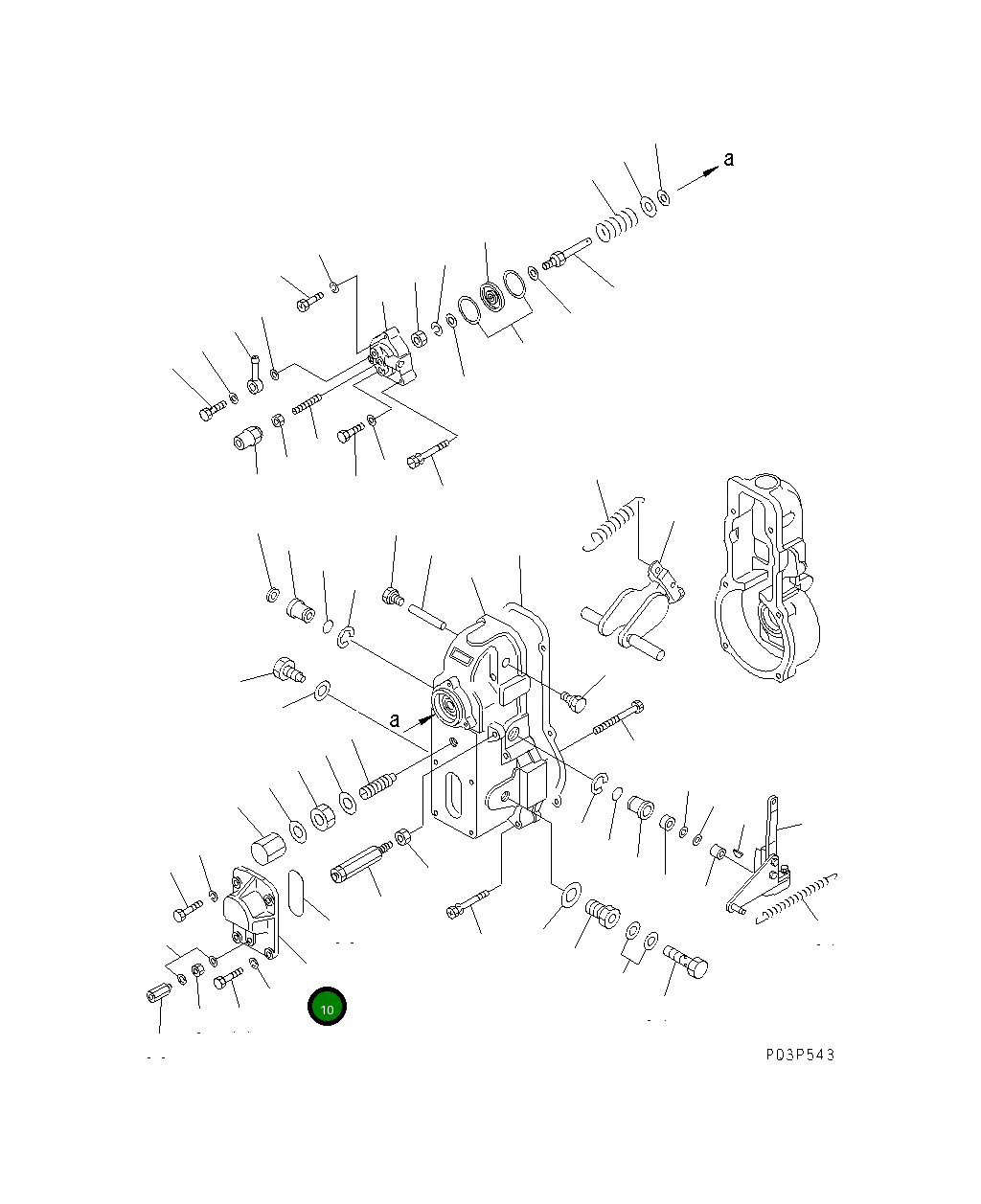 Крышка DK154063-1400 Komatsu