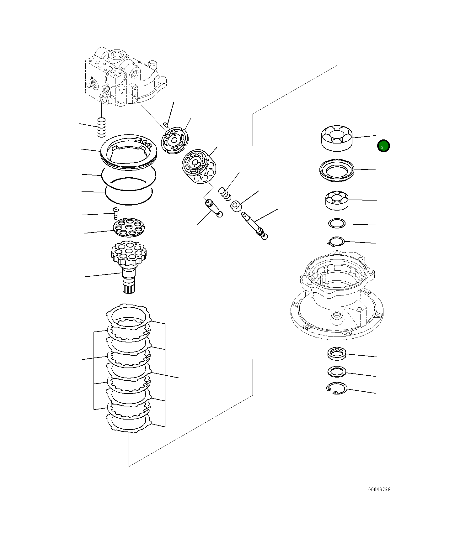 Подшипник 7067542880 Komatsu