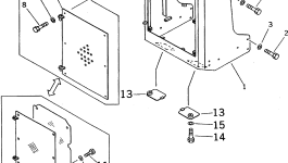 Крышка 13F-54-31260 Komatsu