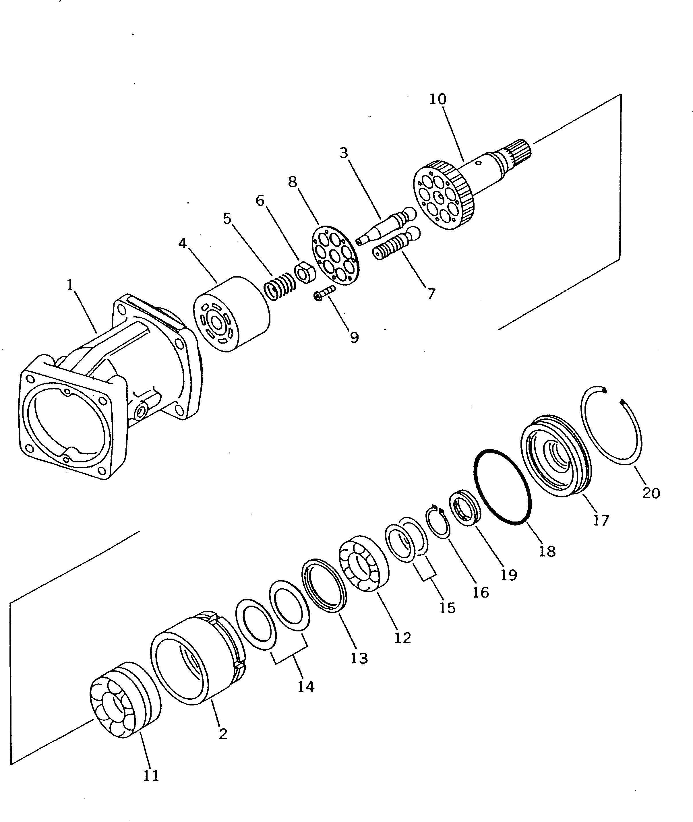 Крышка 706-87-40230  Komatsu