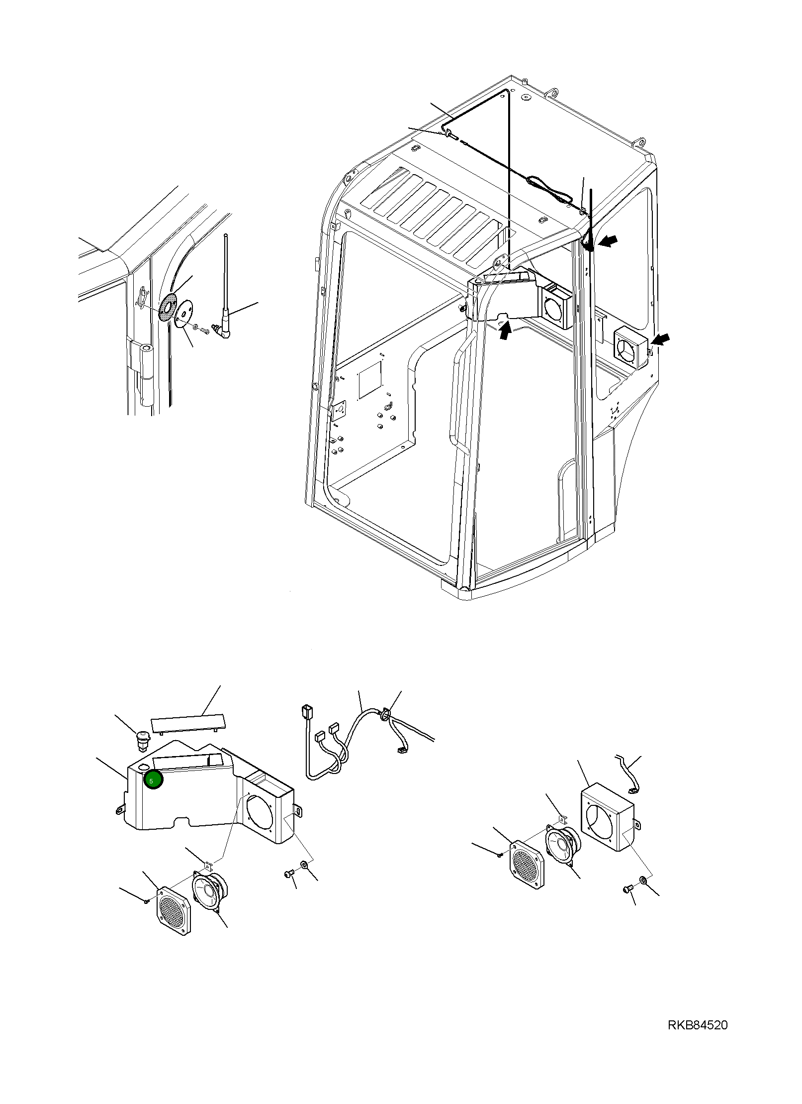 Крышка 2A1-54-13410  Komatsu