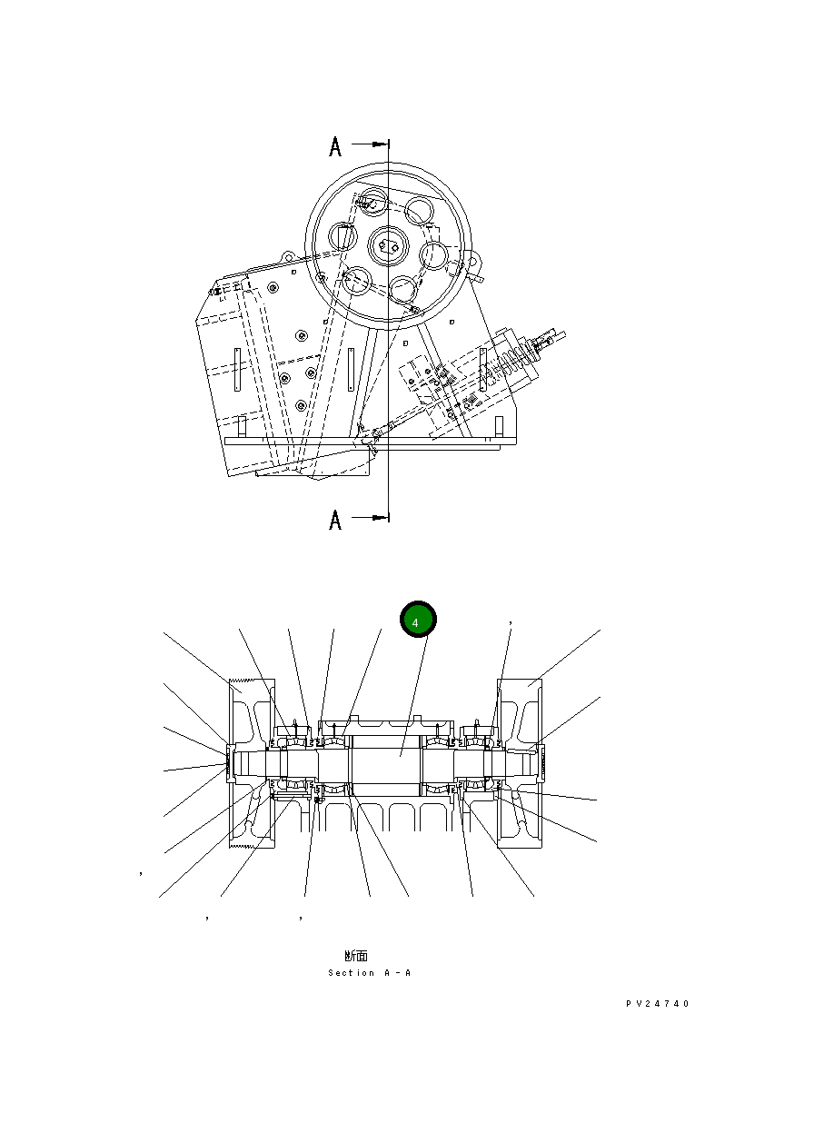 Подшипник 8242-70-5420 Komatsu