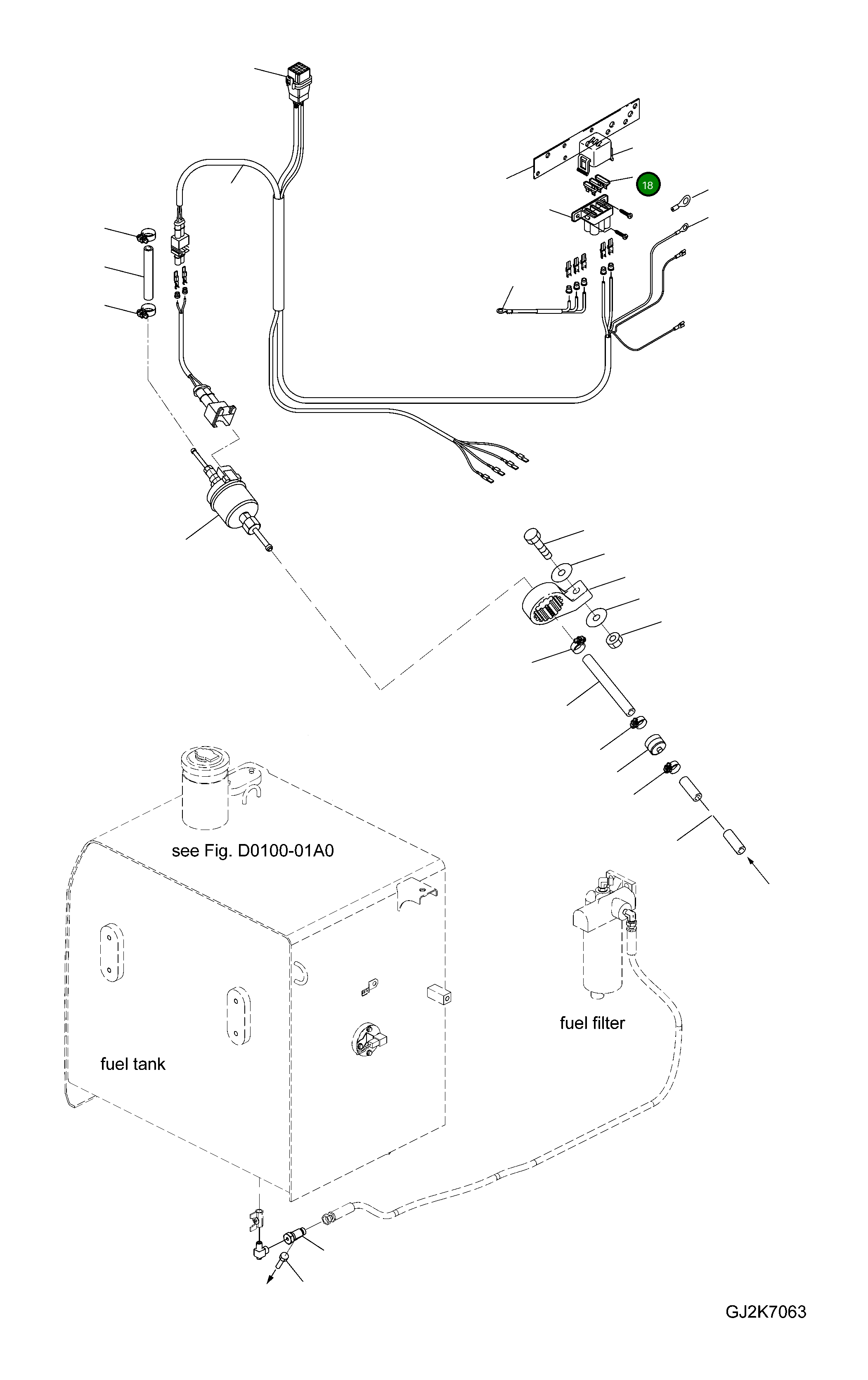 Предохранитель, 25A 20E-04-H0P45 Komatsu